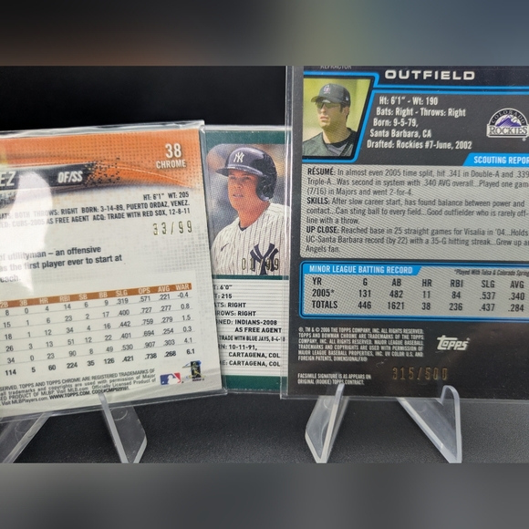 160 Baseball ALL Serial Numbered #d Card Lot Chrome Rookie RC Multi-Year + Brand - Picture 3 of 8